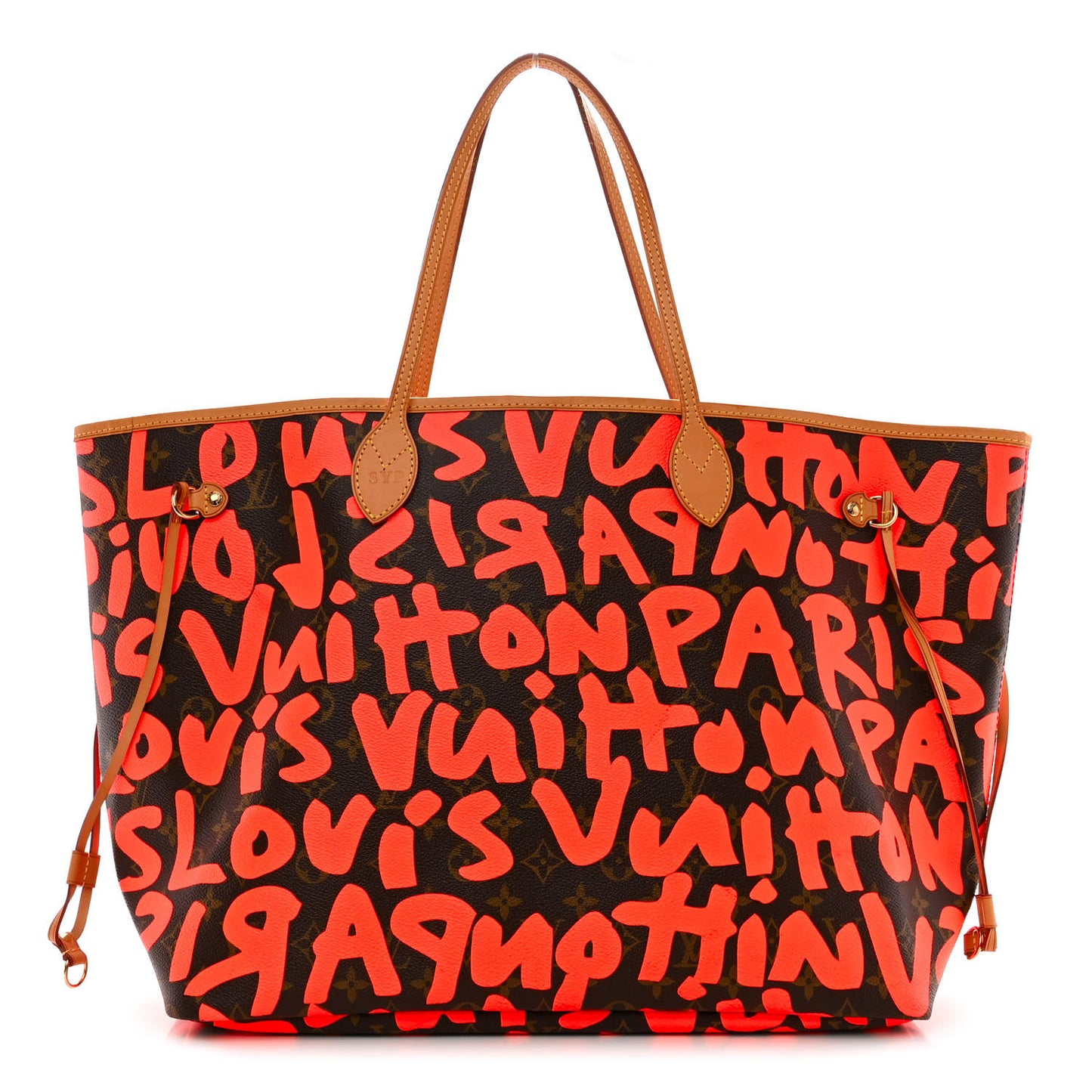 Monogram Graffiti Neverfull GM Orange