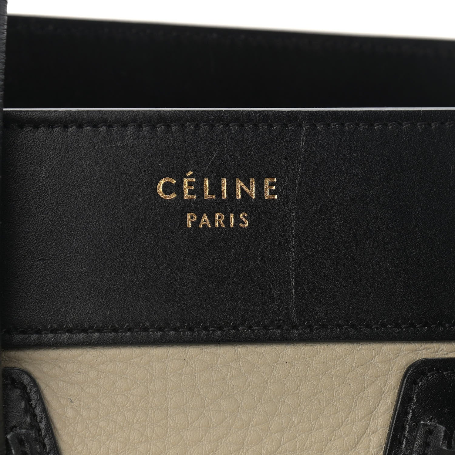 Celine Textured Calfskin Micro Tri-Color Luggage Olive 16 of 17