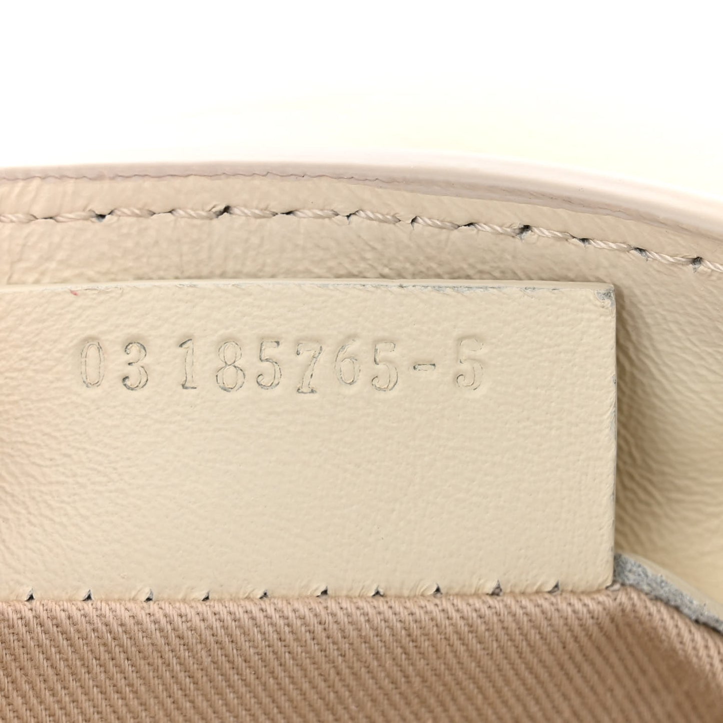 Calfskin Quilted Mini Faye Backpack Natural White