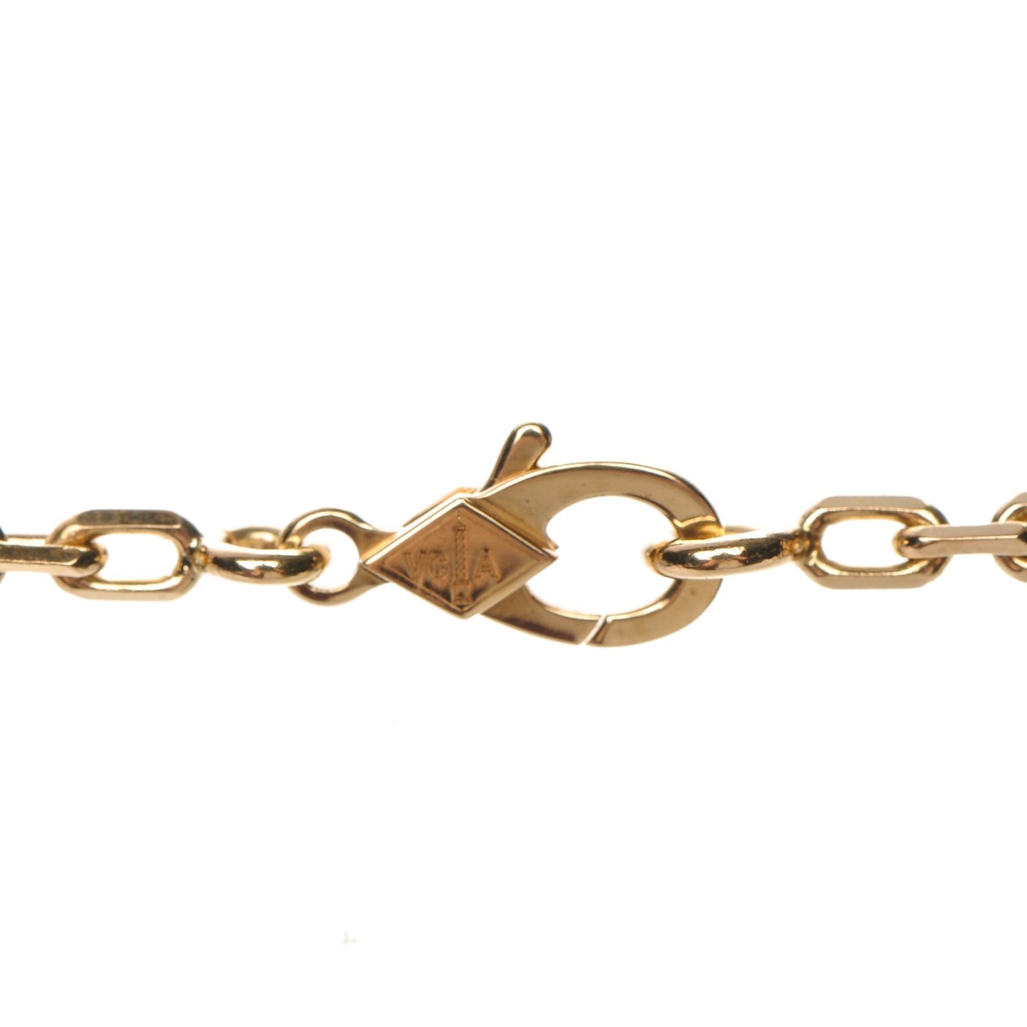 18K Yellow Gold 10 Motifs Vintage Alhambra Necklace