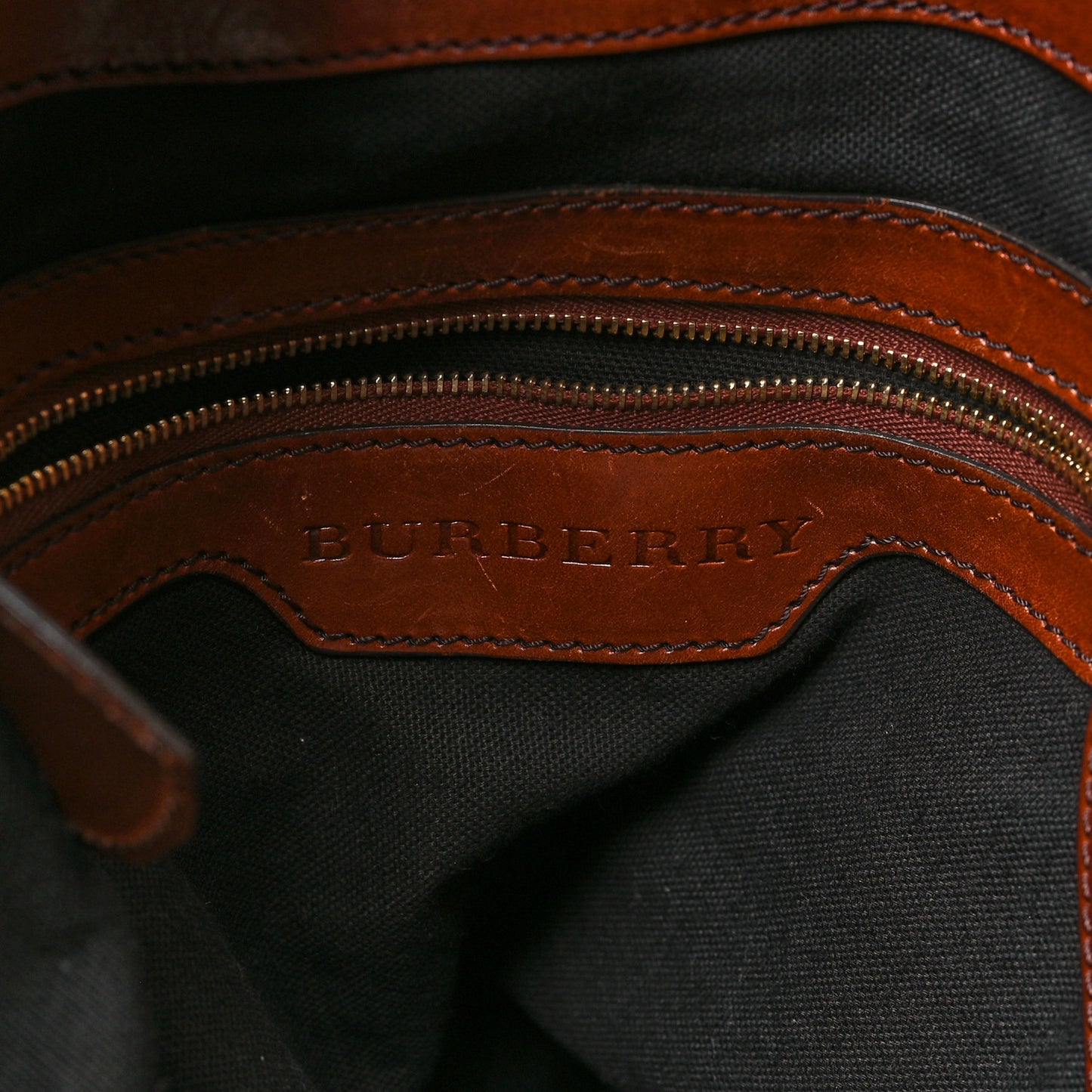 House Check Medium Canterbury Tote Dark Tan