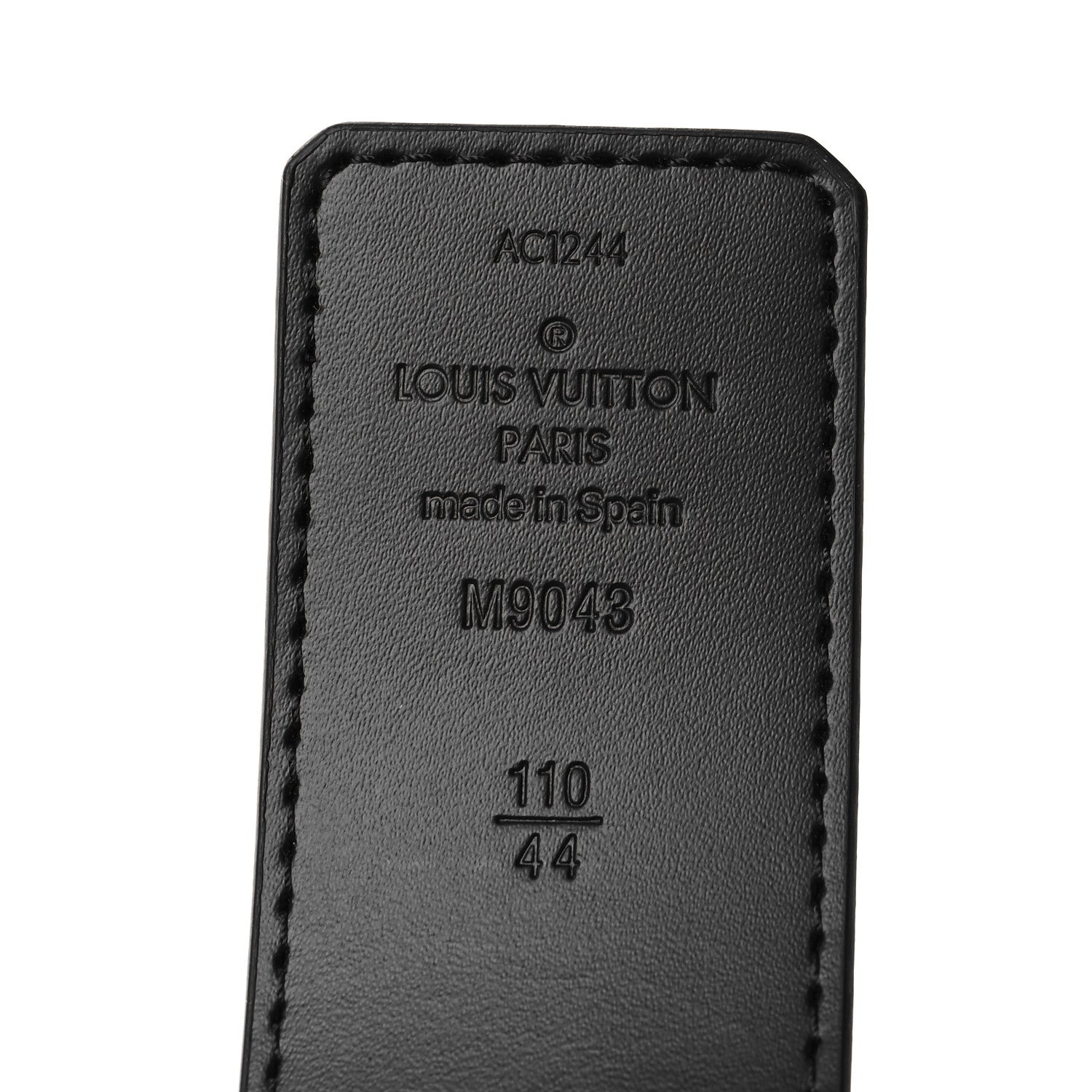 Louis Vuitton Calfskin Monogram Eclipse 40mm LV Initiales Reversible Belt 110 44 5 of 5