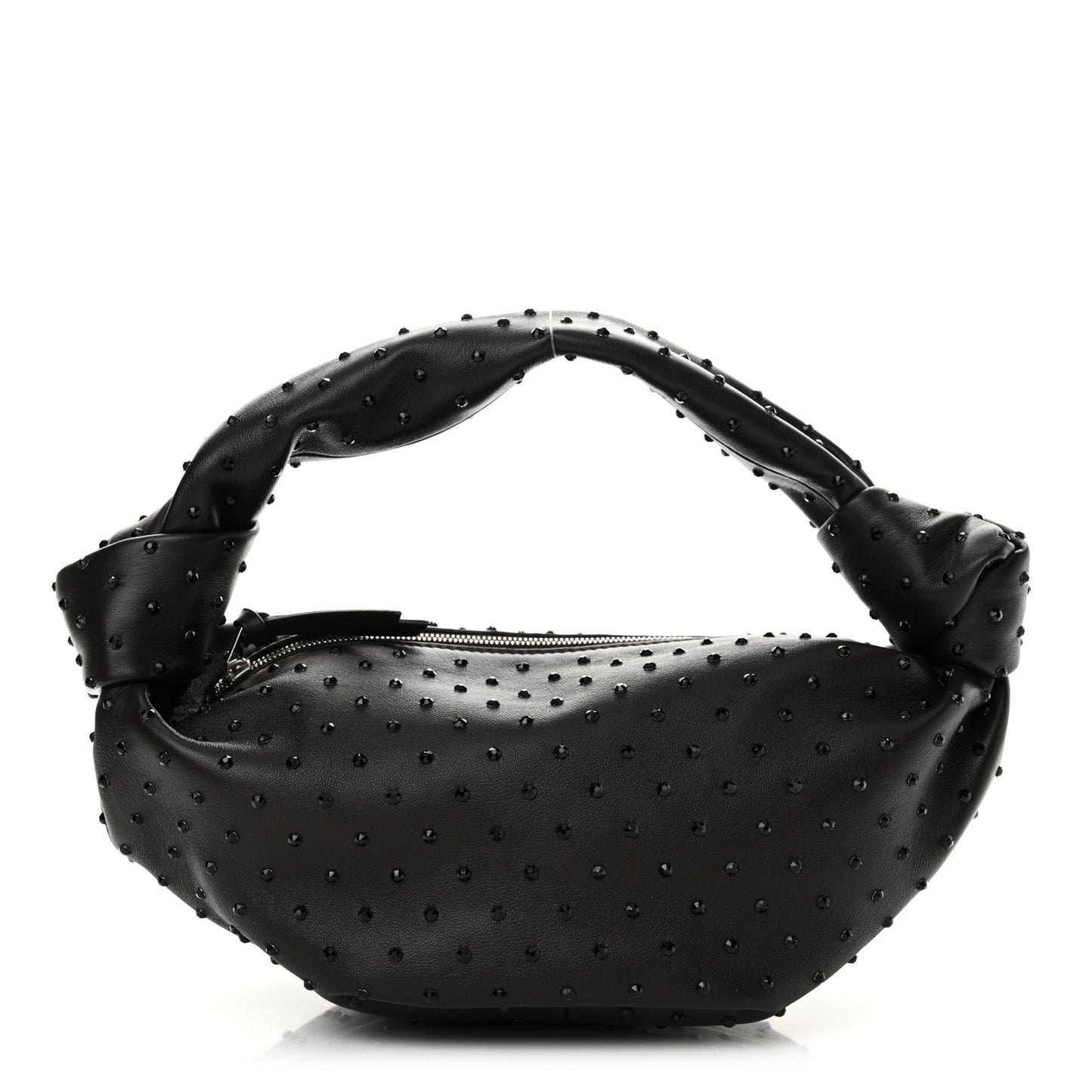 Nappa Strass Mini Double Knot Bag Fondant