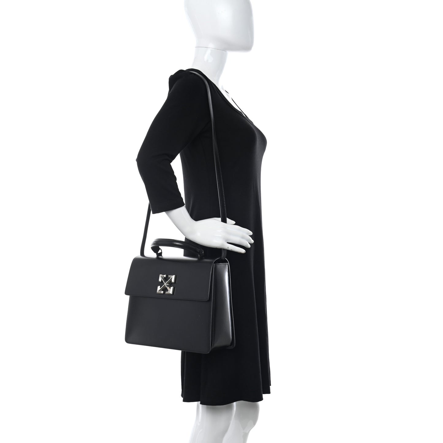 Calfskin 2.8 Jitney Bag Black