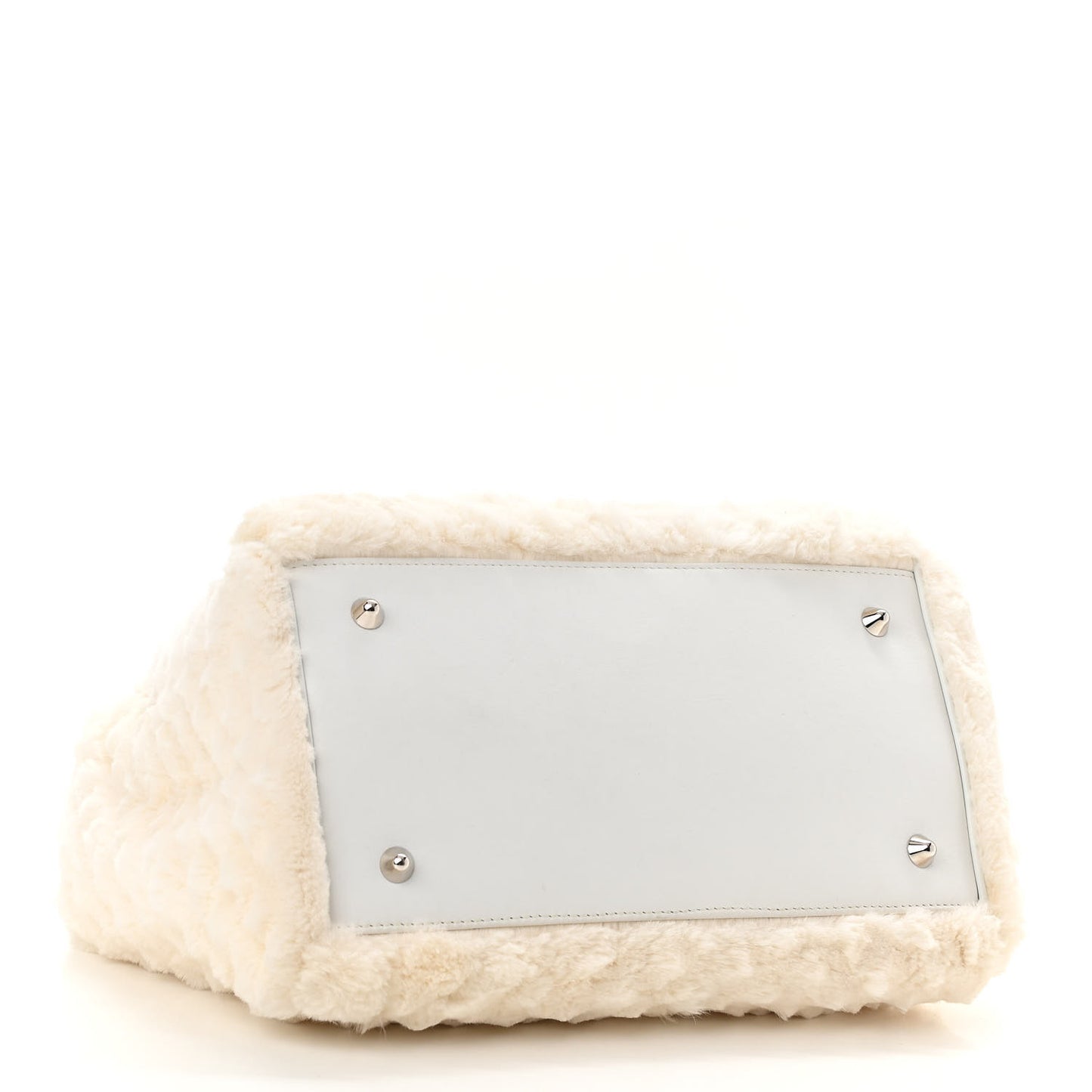 Rabbit Fur Medium Lady Dior Ivory