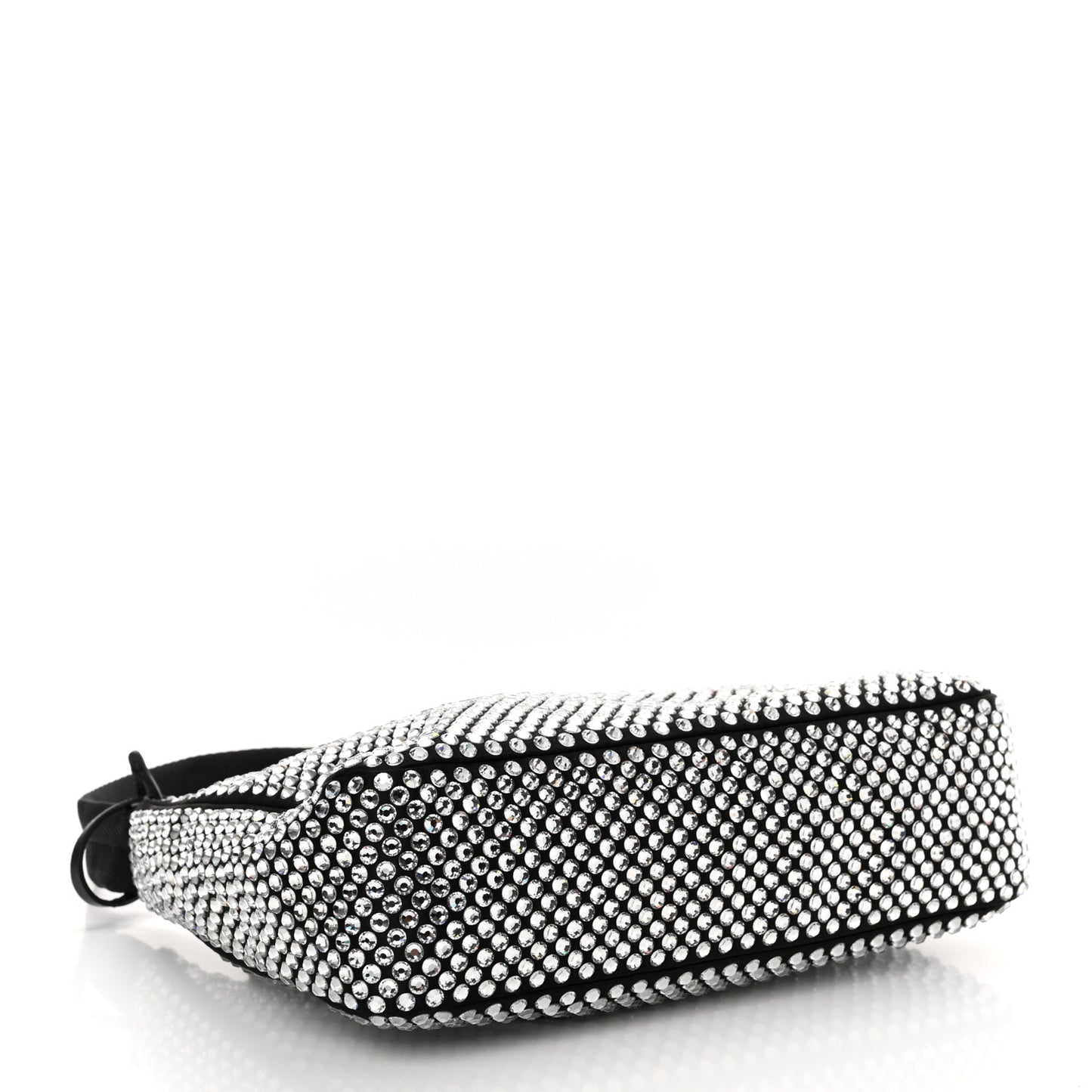 Satin Crystal Mini Re-Edition 2000 Bag Cristal