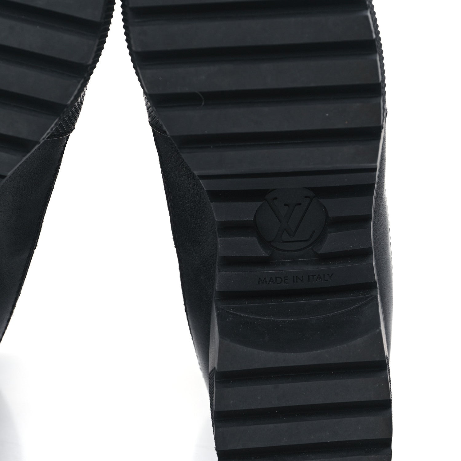 Louis Vuitton Suede Calfskin Jacquard Since 1854 Laureate Platform Desert Boots 40 Black 6 of 8