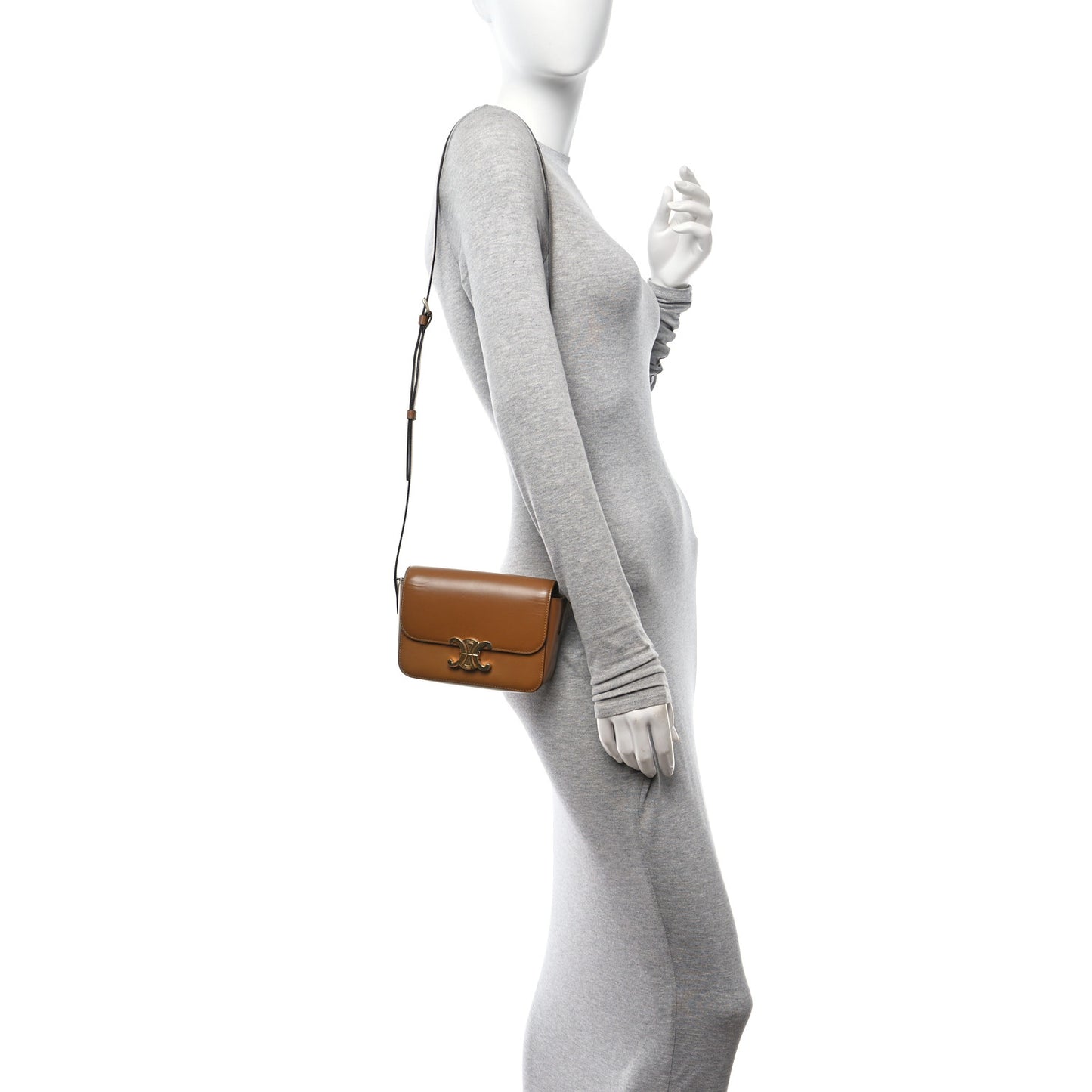 Shiny Calfskin Teen Triomphe Bronze