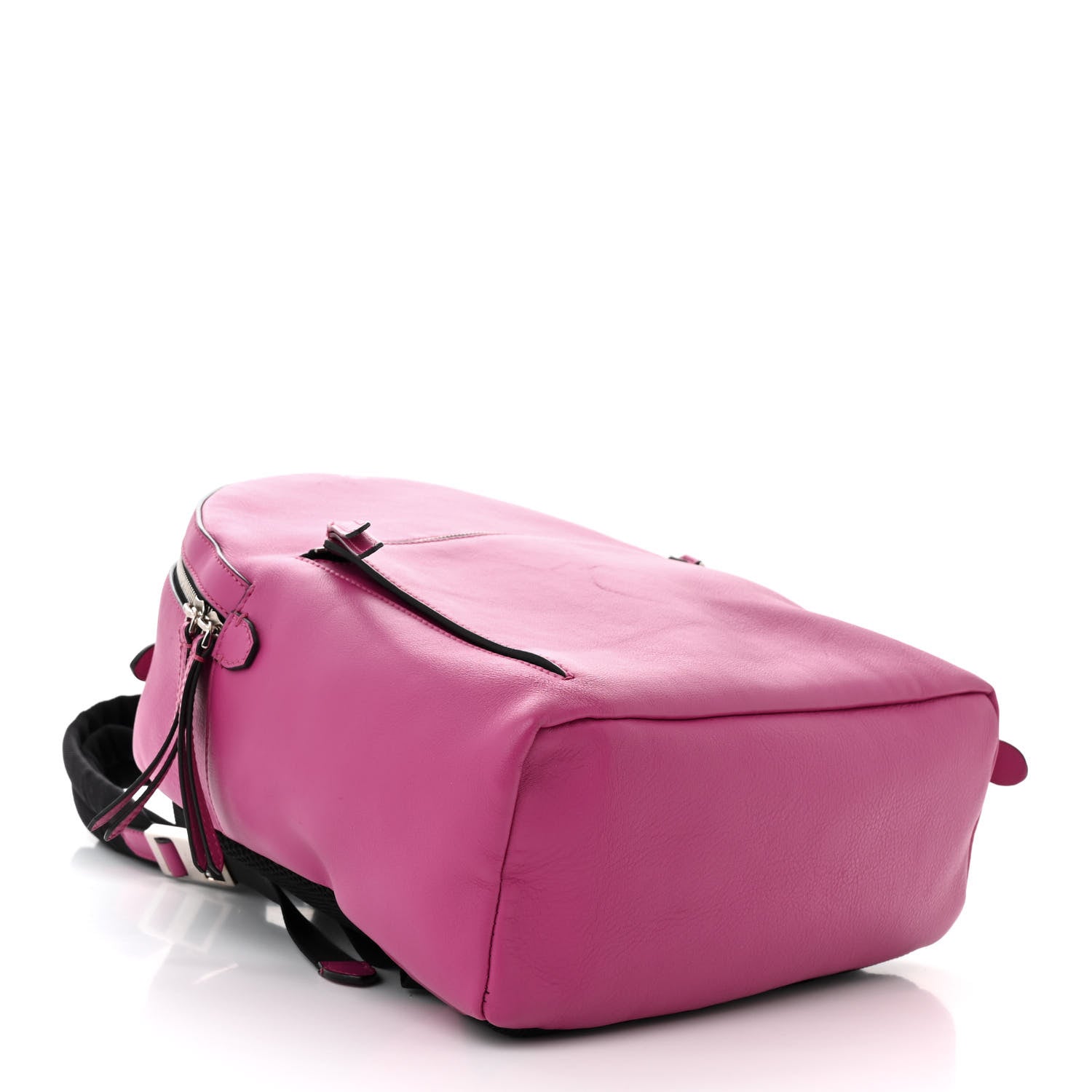 Fendi Vitello Dolce Croc Tail Backpack Magenta 4 of 10