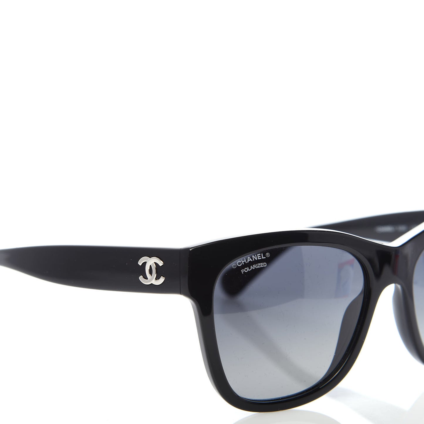 Acetate Square CC Sunglasses 5380 Black