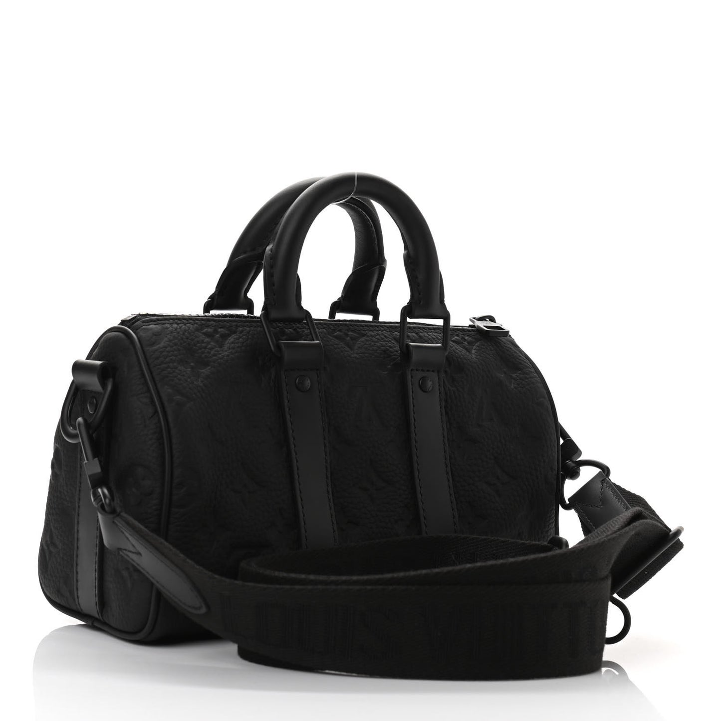 Monogram Taurillon Keepall Bandouliere 25 Black