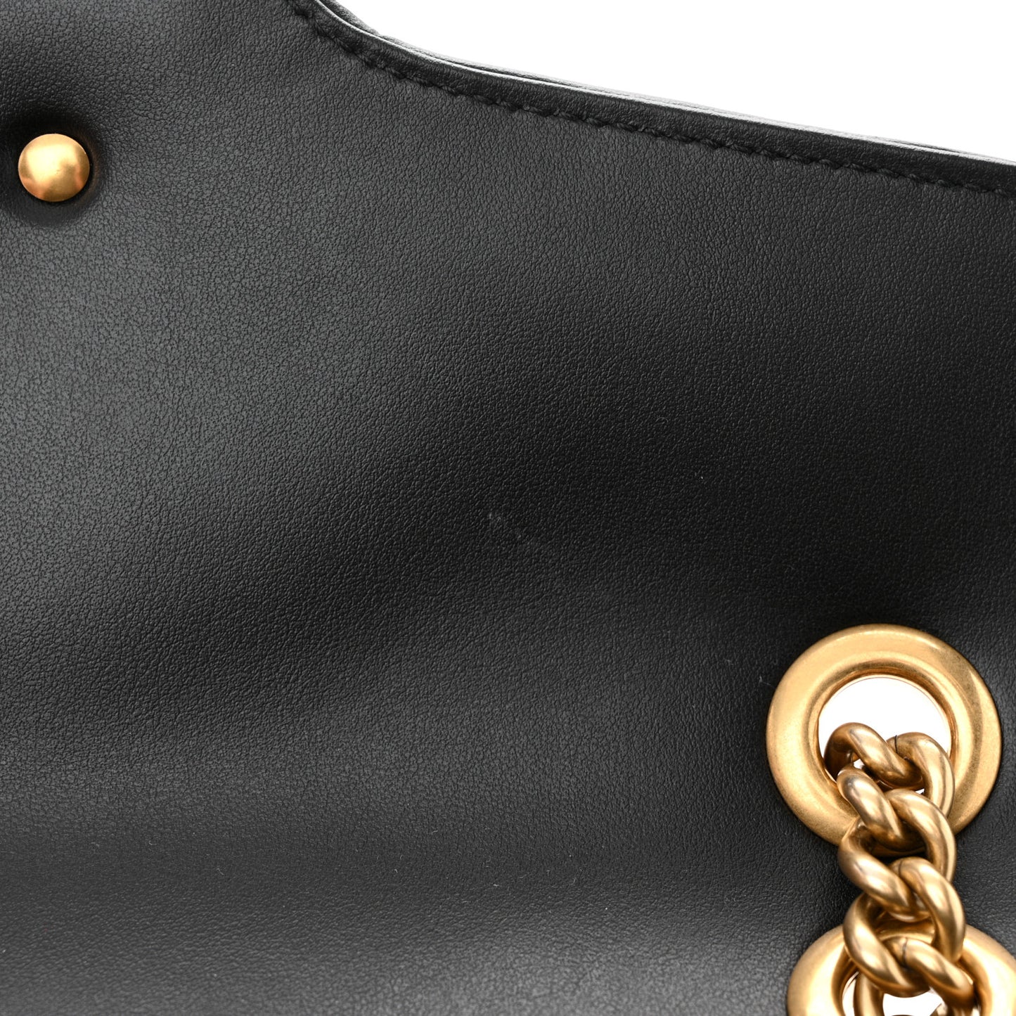 Velvet Matelasse Double G Studs Small Torchon GG Marmont Shoulder Bag Black