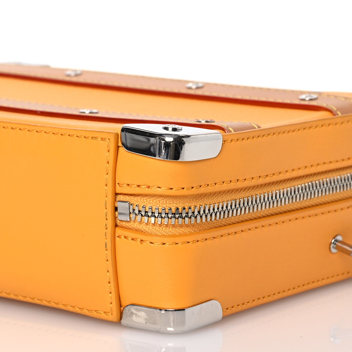 Calfskin Soft Trunk Saffron