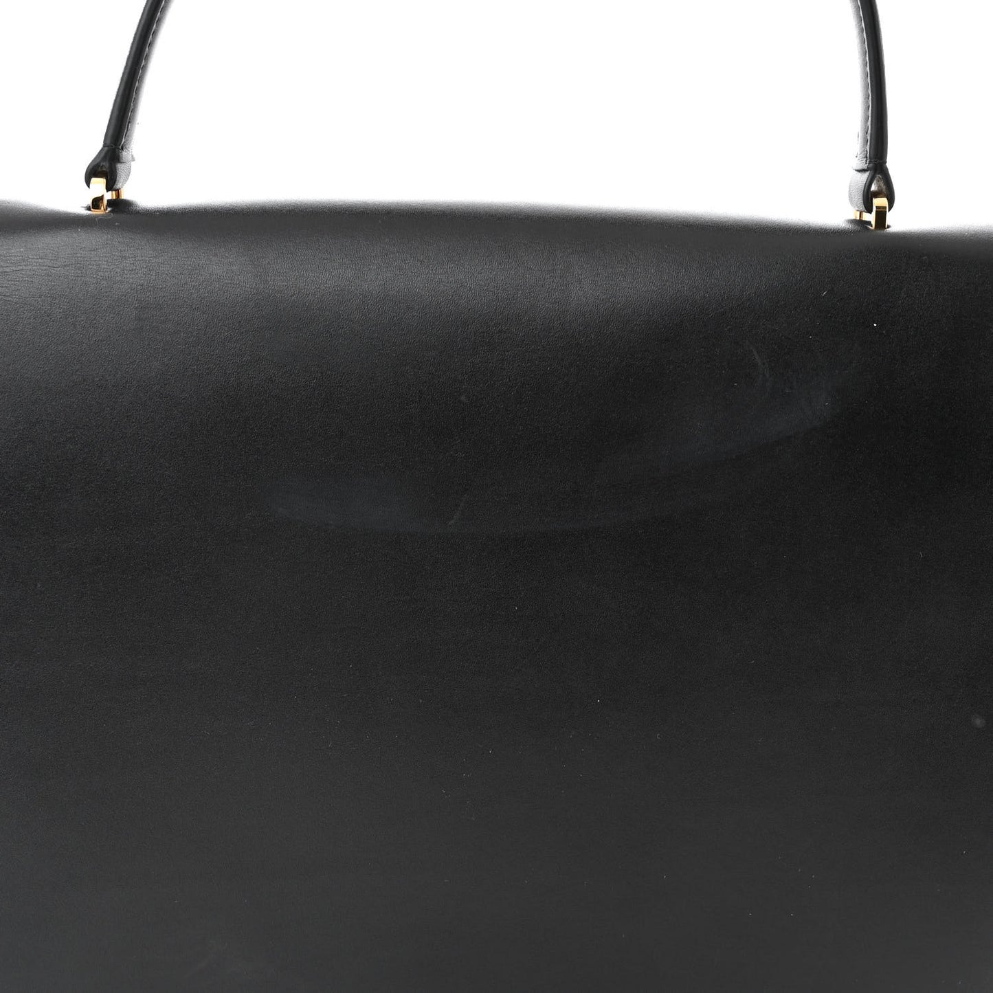 Calfskin Medium The Sofia 11.75 Top Handle Black