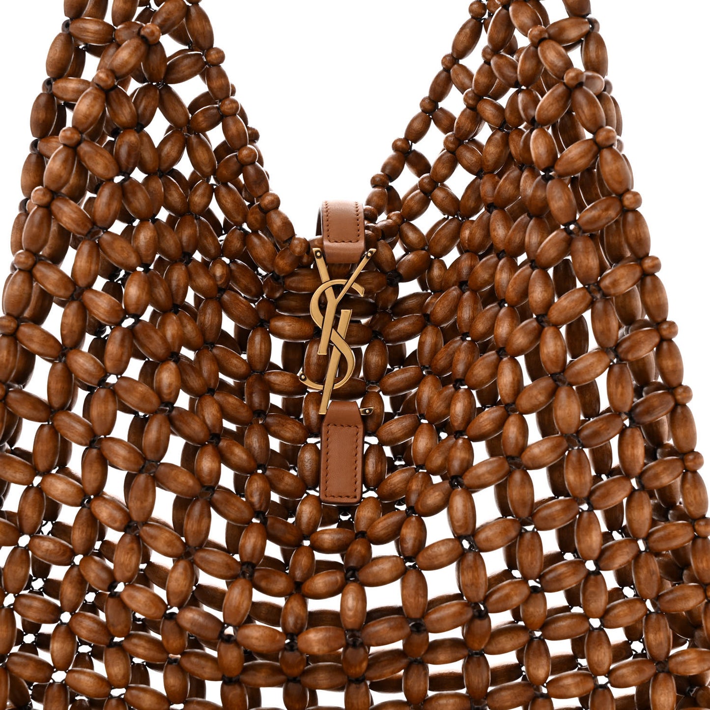 Wood Bead Large Le 5 A 7 Soft Hobo Light Wood