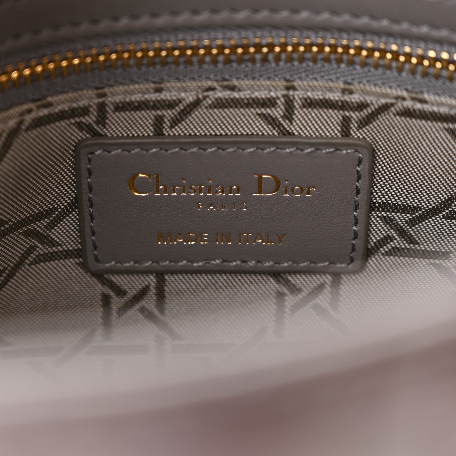 Christian Dior Lambskin Cannage Small My ABCDior Lady Dior Grey 6 of 11