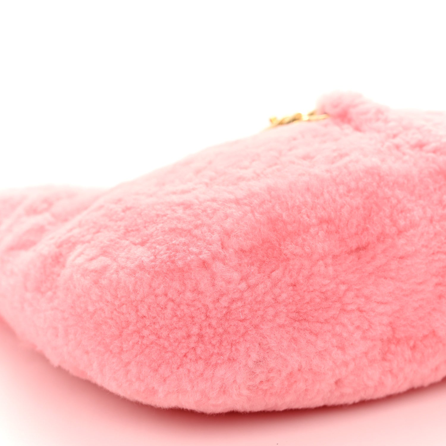 Gucci Shearling Small Jackie 1961 Shoulder Bag Lotus Pink 9 of 10