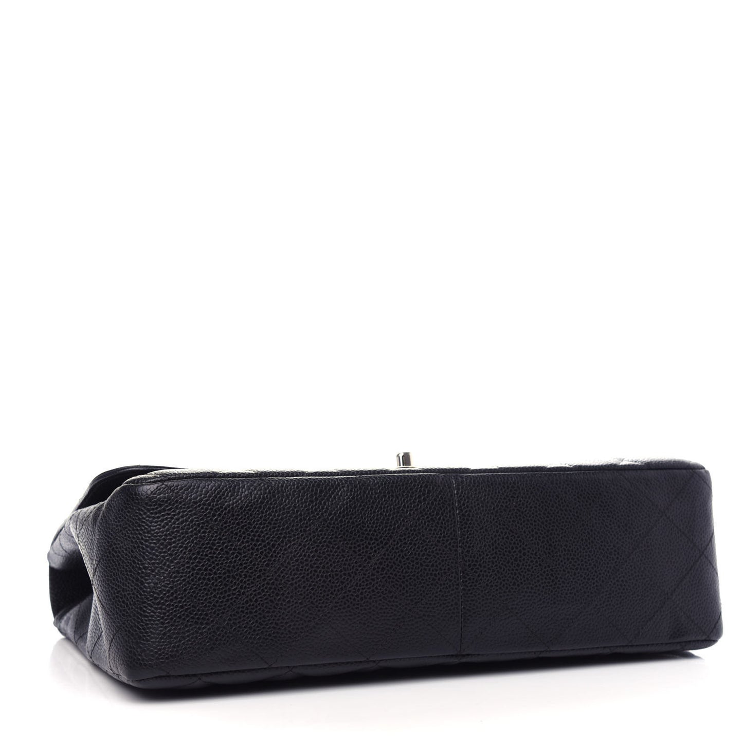 Caviar Quilted Jumbo Single Flap Black