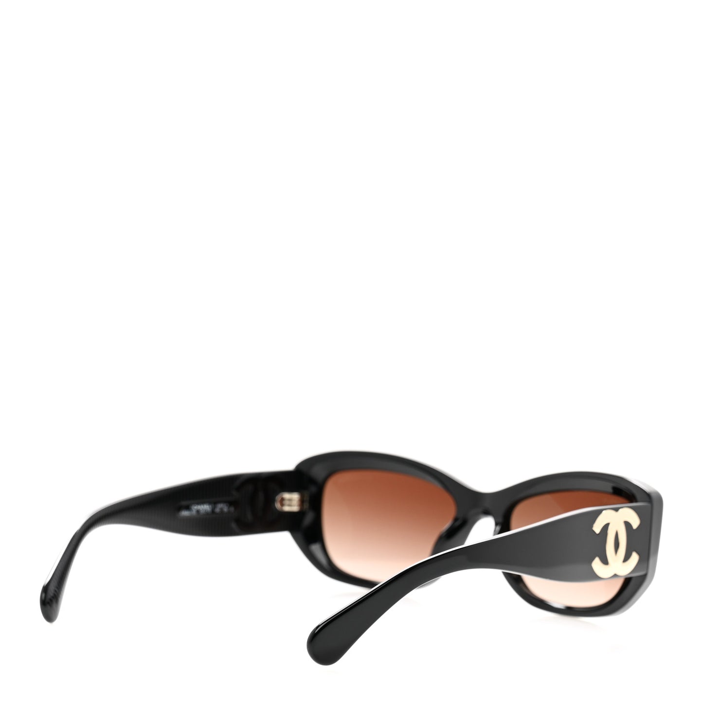 Acetate Rectangle Sunglasses 5493 Black Brown