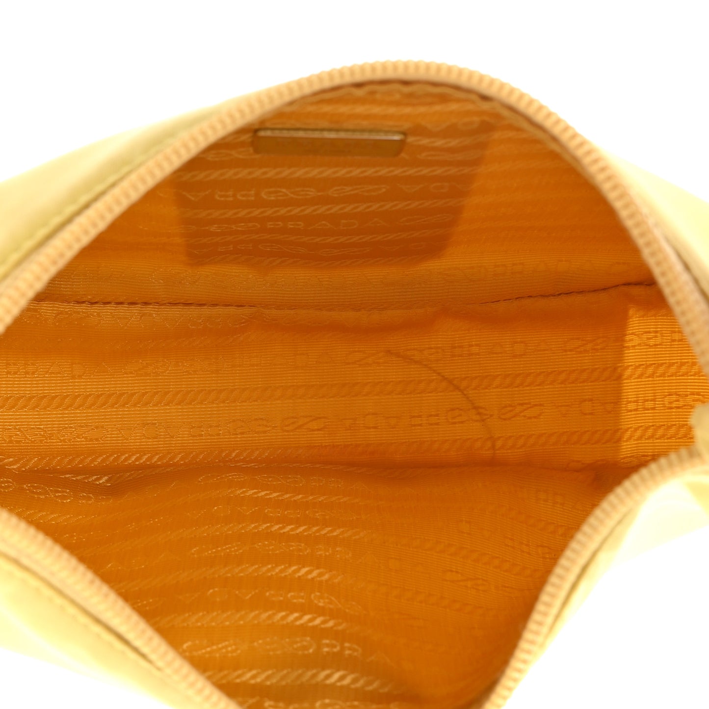 Tessuto Nylon Saffiano Mini Re-Edition 2000 Bag Ananas