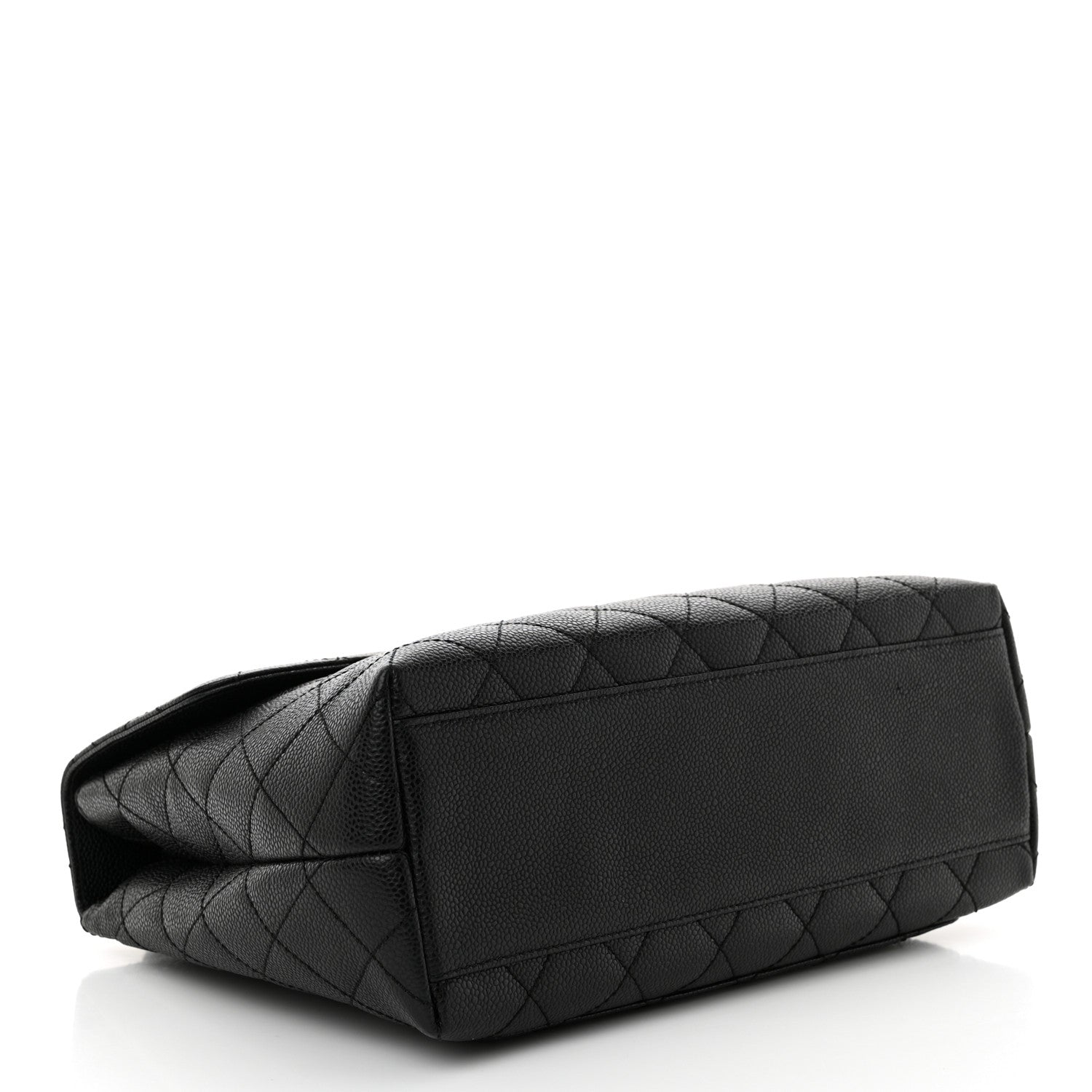 Chanel Caviar Quilted Jumbo Kelly Flap Black 4 of 14