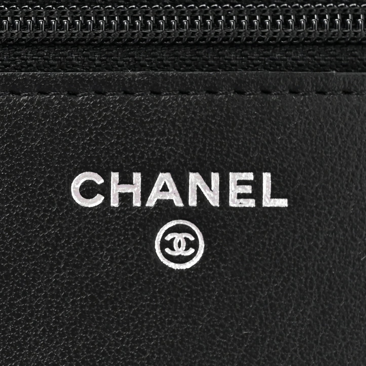 Caviar Quilted Boy Wallet On Chain WOC Black