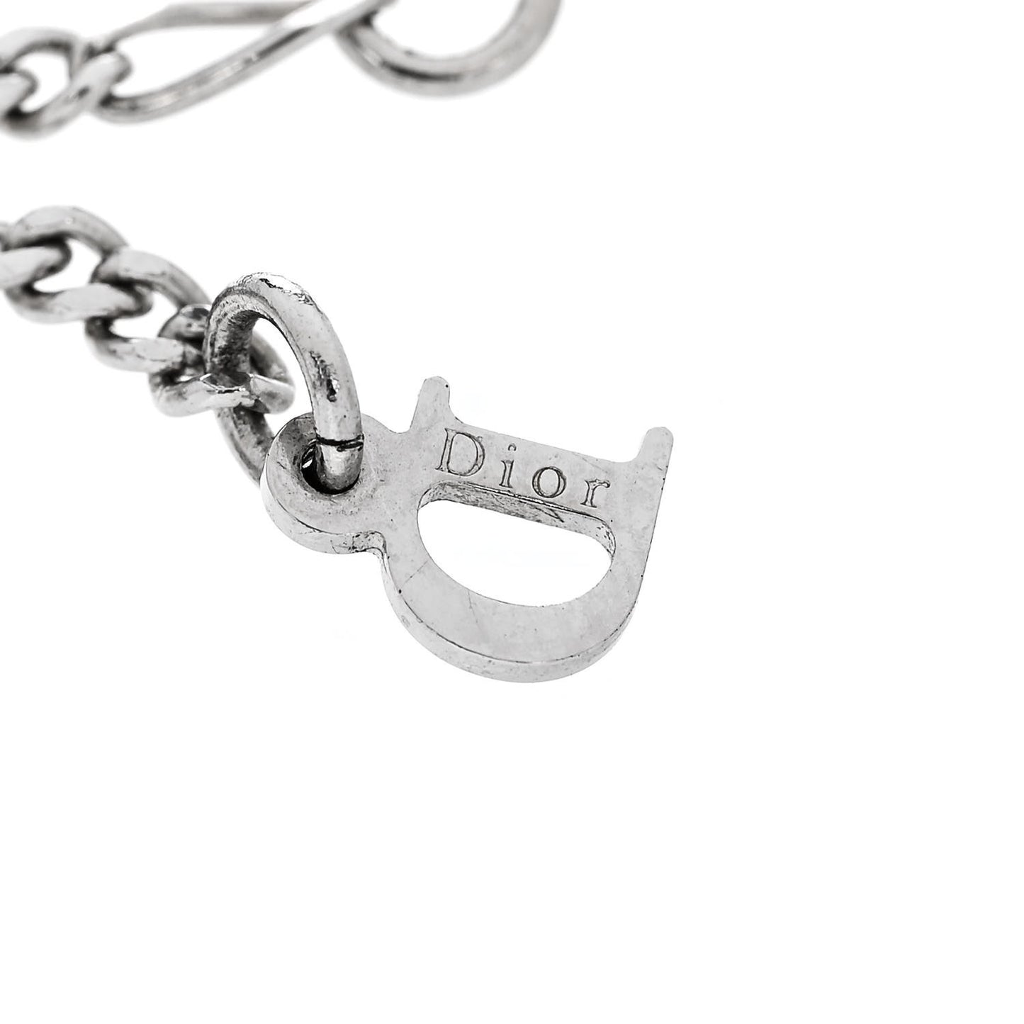 Metal Logo Bracelet Silver