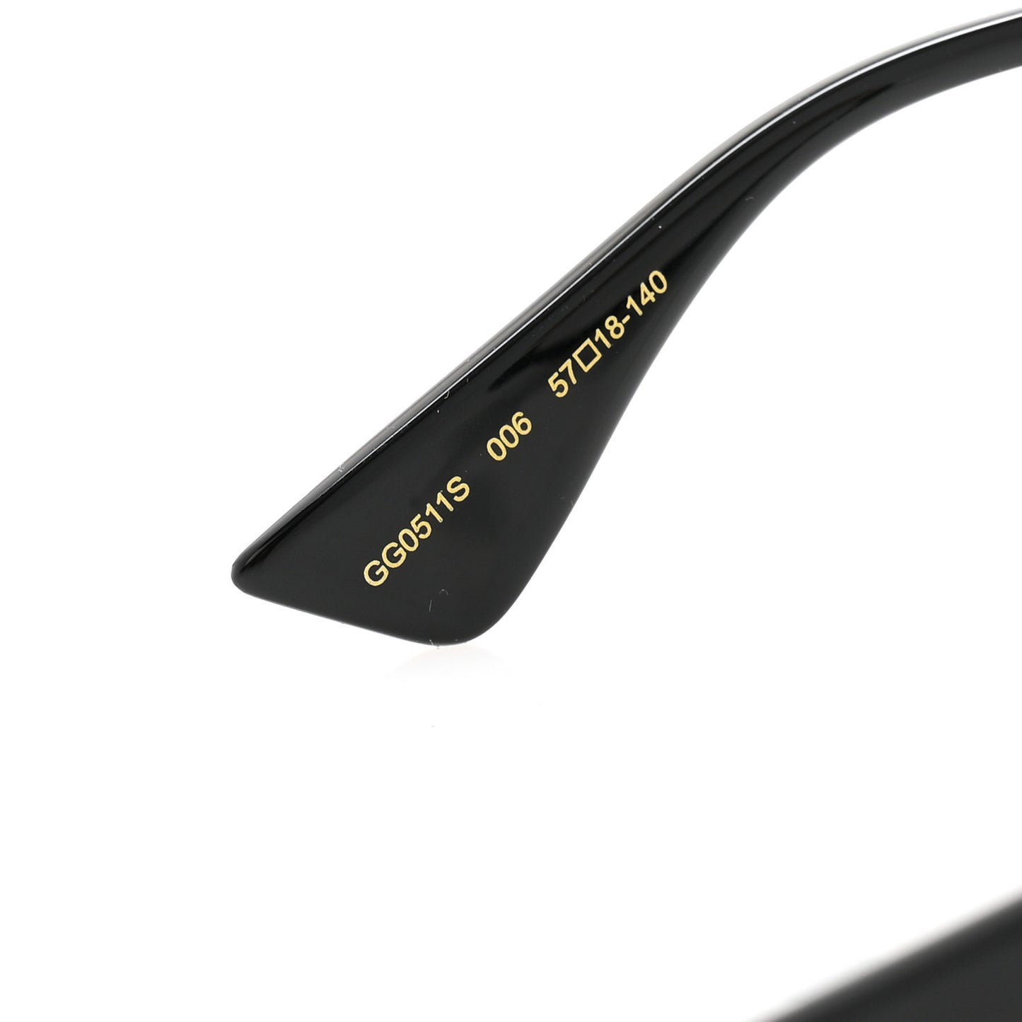 Acetate Square Frame GG0511S Sunglasses Black Pink White