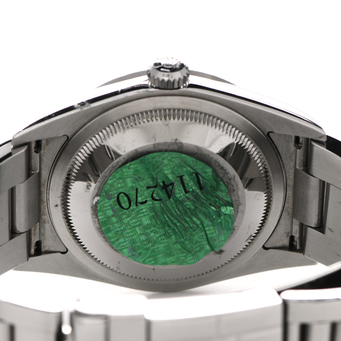 Stainless Steel 36mm Oyster Perpetual Explorer Watch Black 114270