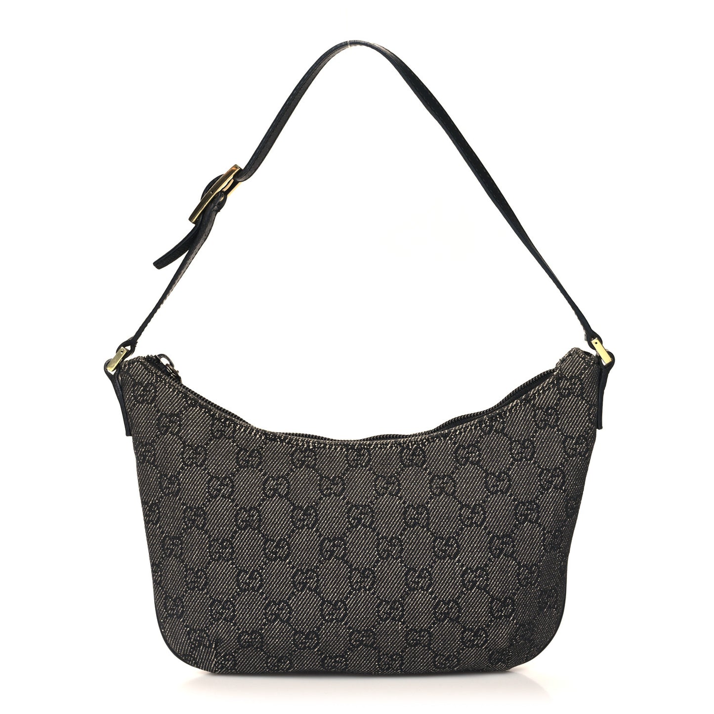 Denim Monogram Pochette Black