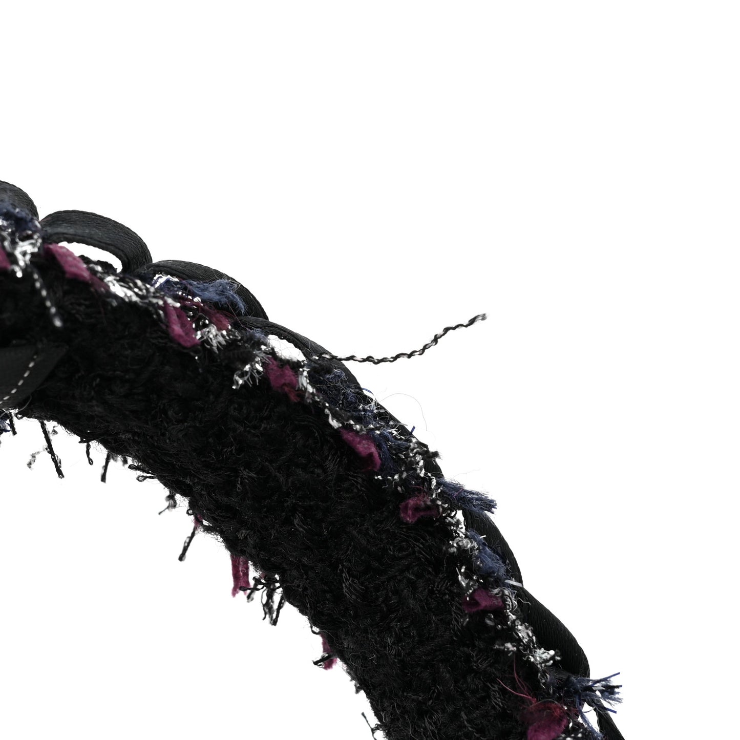 Rabbit Fur Tweed CC Earmuffs Black