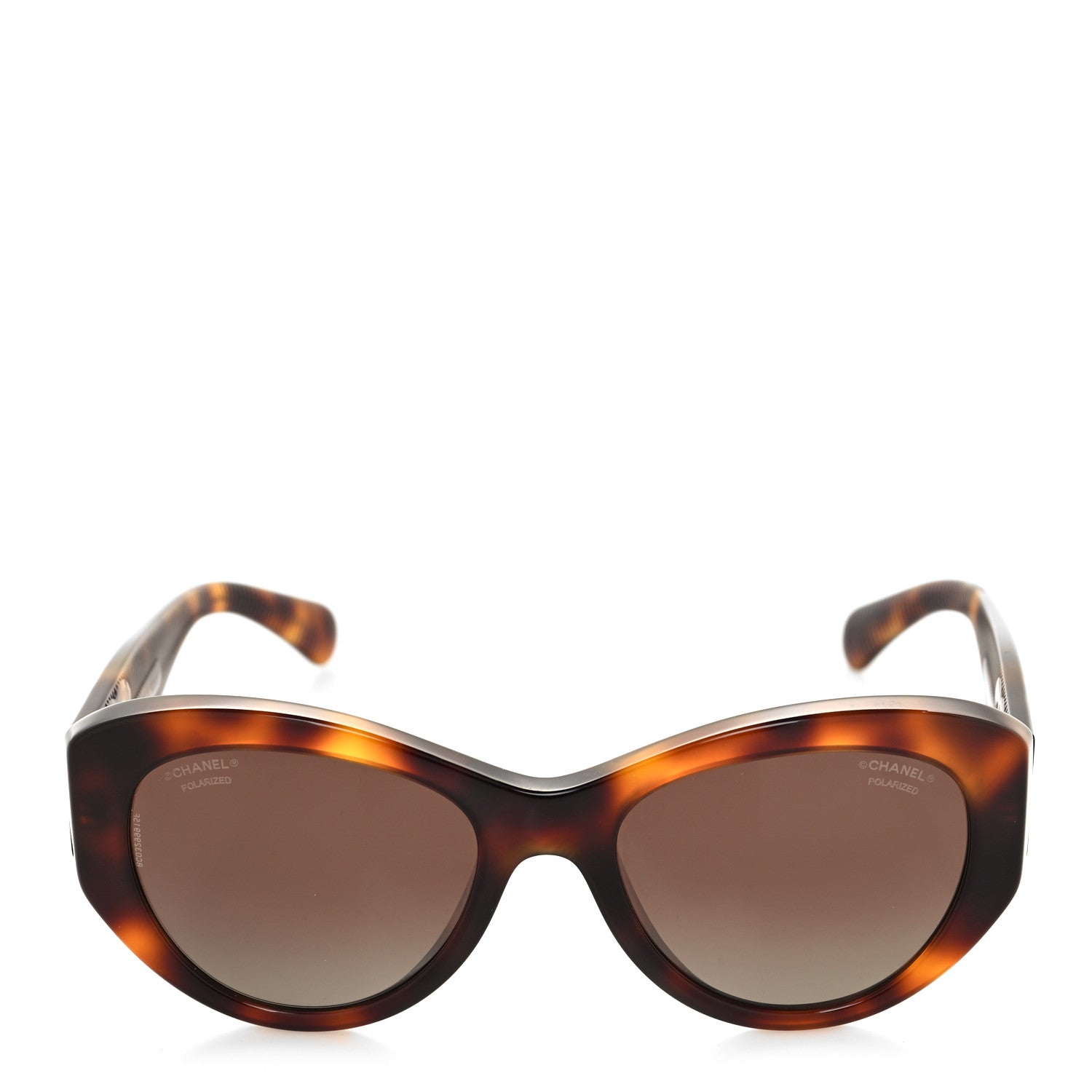 Chanel Acetate Polarized Butterfly Large CC Sunglasses 5492-A Tortoise 2 of 7