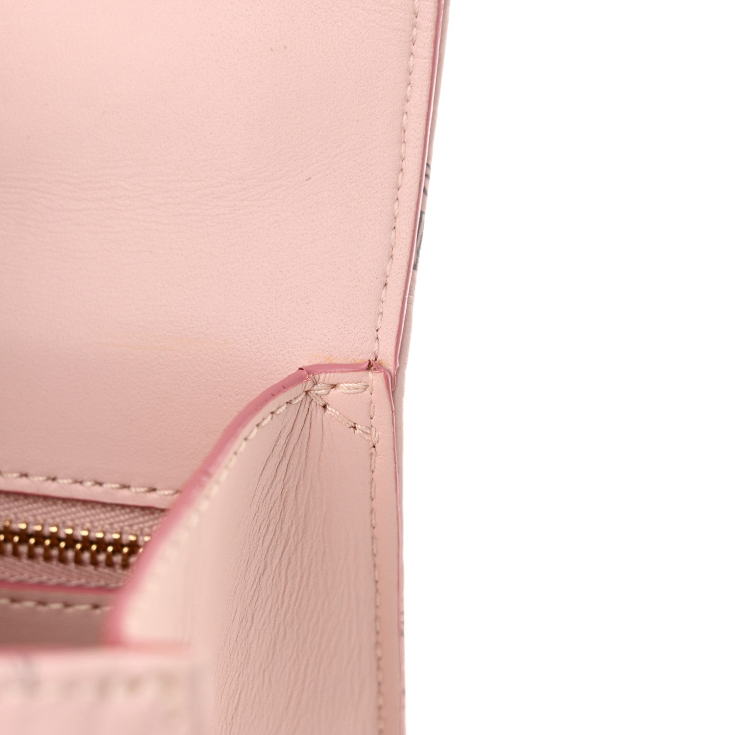 MCM Visetos Small Patricia Satchel Powder Pink 11 of 18