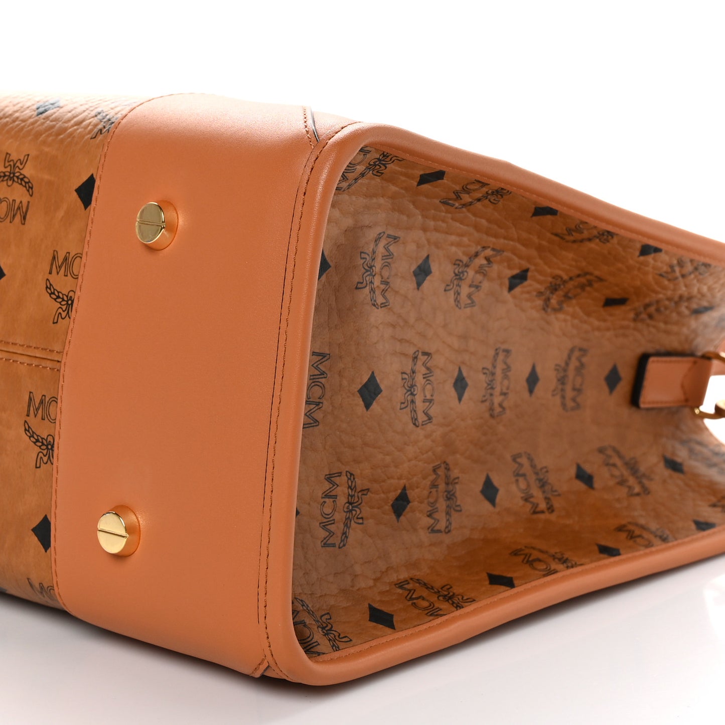 Visetos Large Munchen Tote Cognac