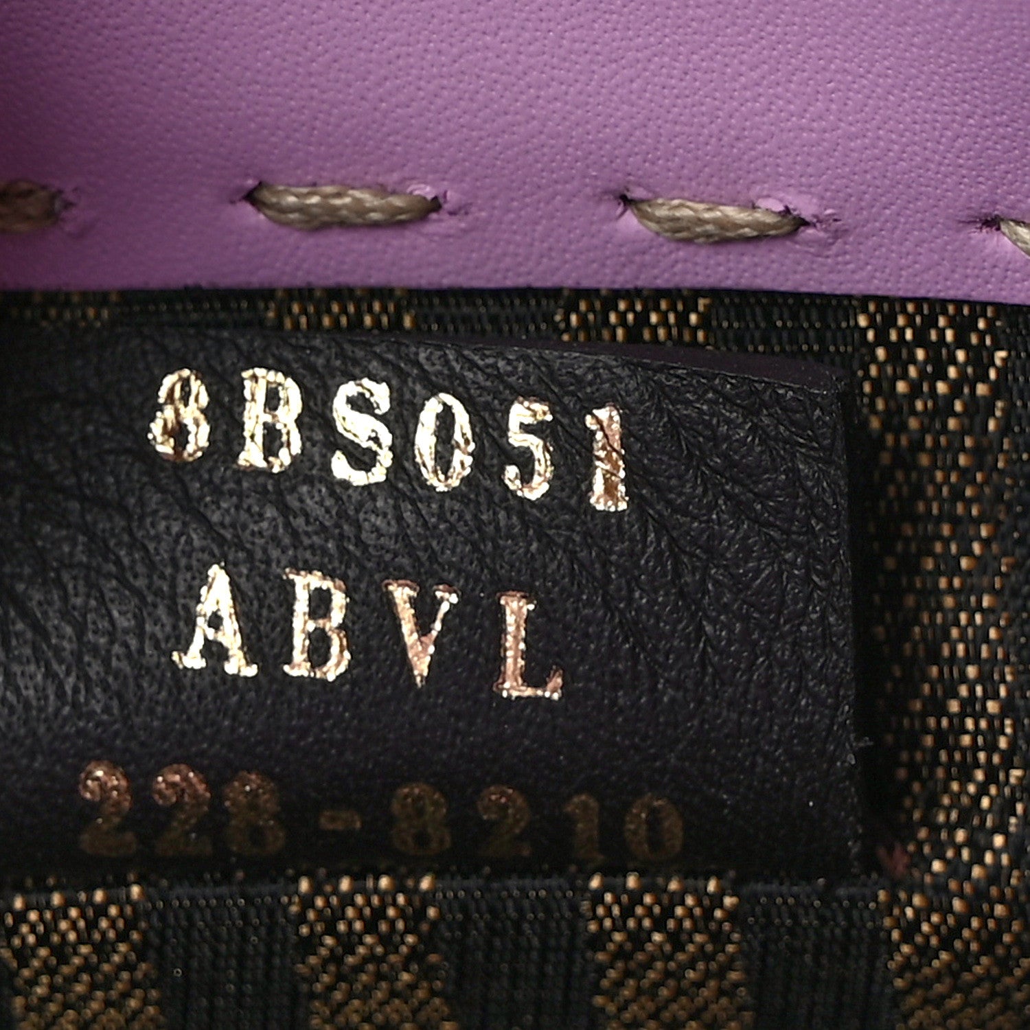 Fendi Vitello King Plexiglass Logo Embossed Mini Fendi Sunshine Shopper Tote Lavanda 7 of 12