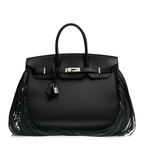 Evergrain Birkin Sellier Anate Fringed 35 Black