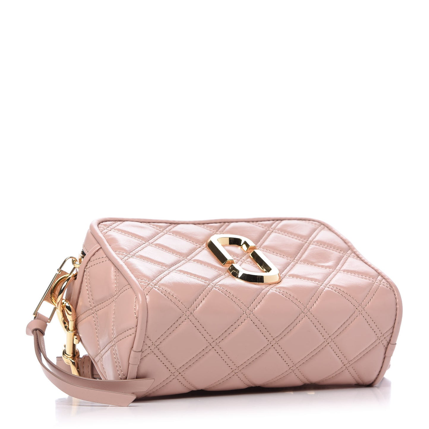 Calfskin Quilted The Softshot 21 Bag Nude