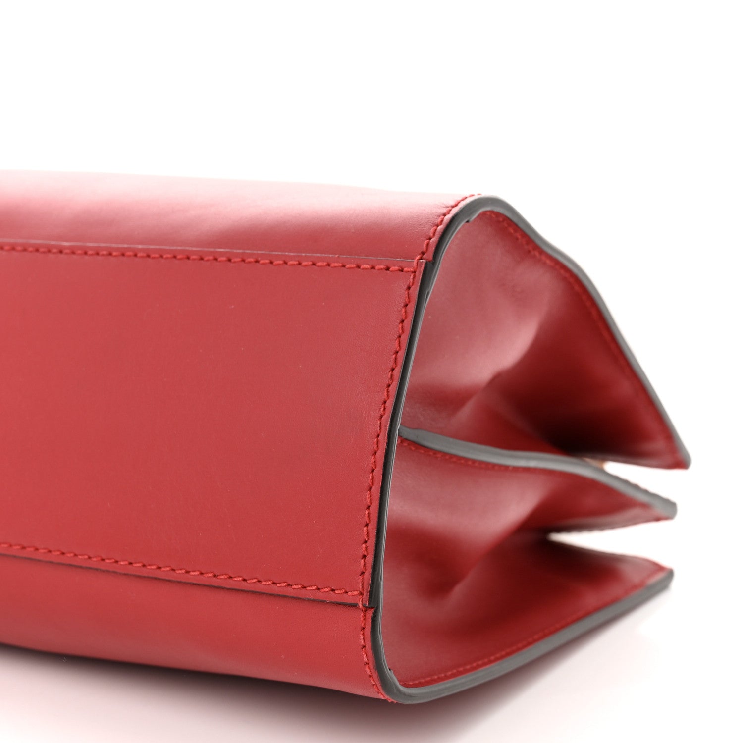 Gucci Nappa Bamboo Web Small Nymphaea Top Handle Bag Hibiscus Red 10 of 11