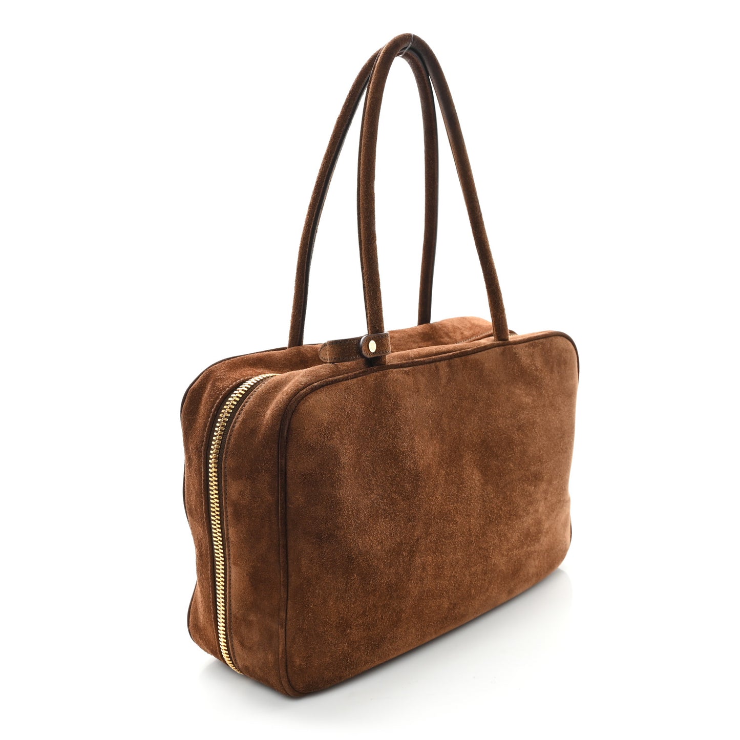 Camoscio Beau Top Handle Bag Cocoa Brown