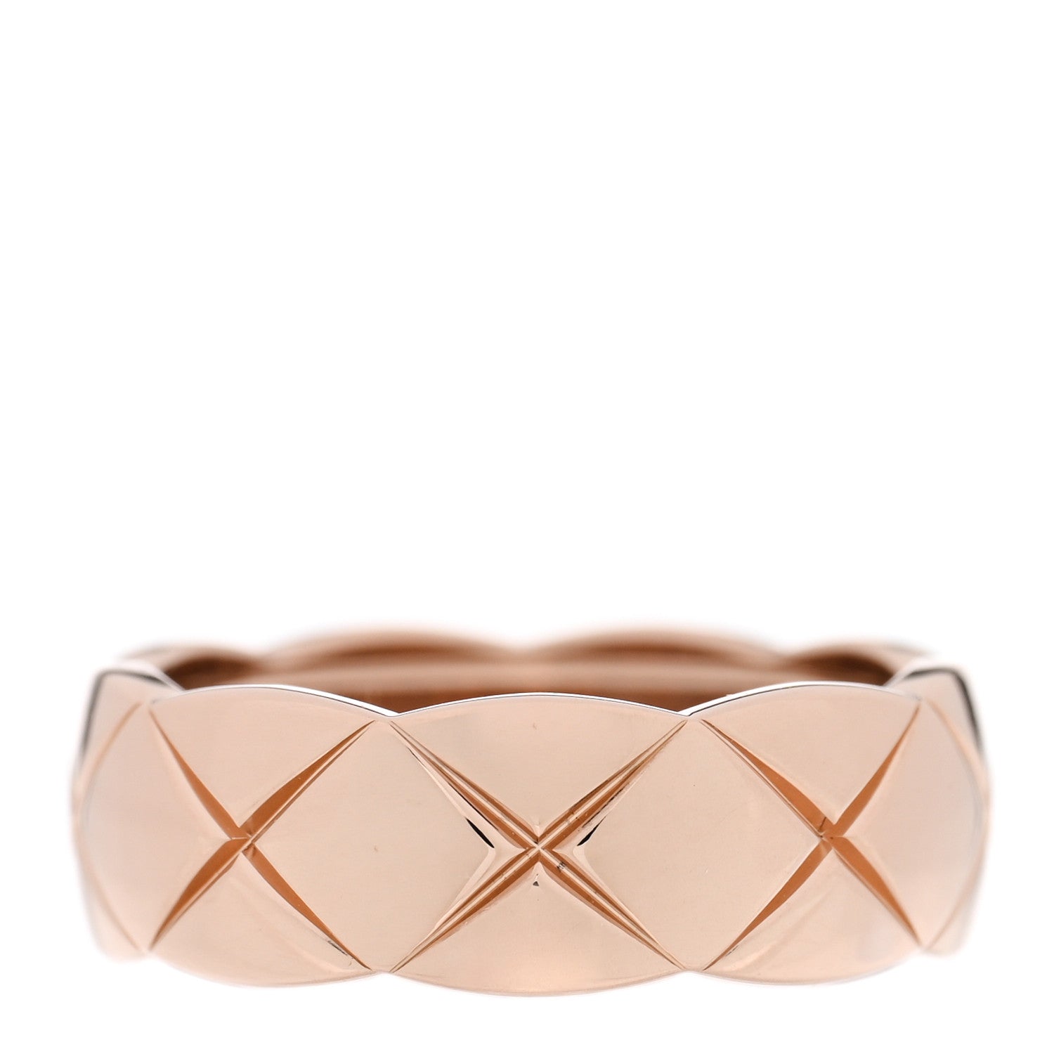 Chanel 18K Beige Gold Small Coco Crush Ring 53 6.5 1854553
