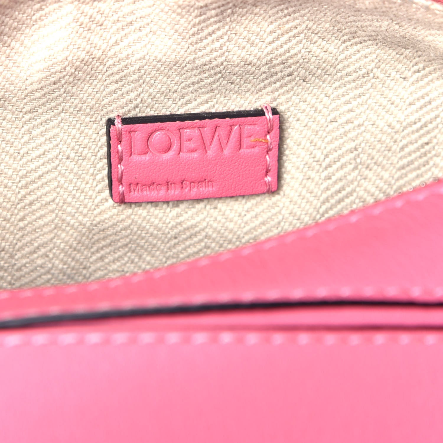 Loewe Calfskin Mini Puzzle Bag Wild Rose 6 of 10