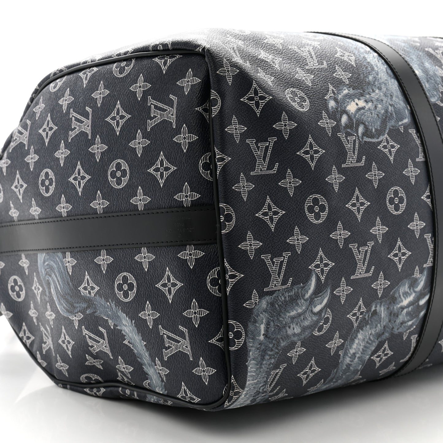 Savane Monogram Lion Chapman Keepall Bandouliere 55 Encre