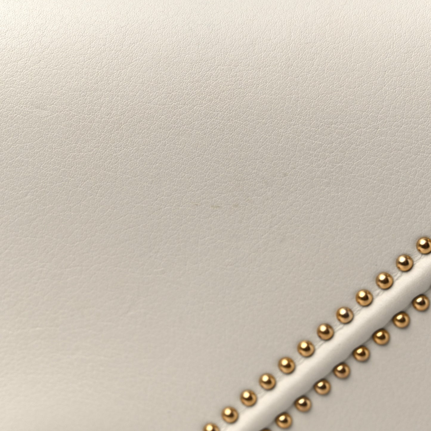 Lambskin Studded Medium Diorama Flap Bag Latte