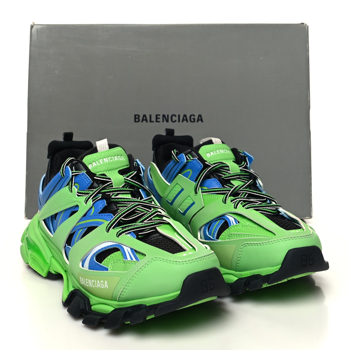 Mesh Nylon Mens Track Sneakers 41 Blue Green
