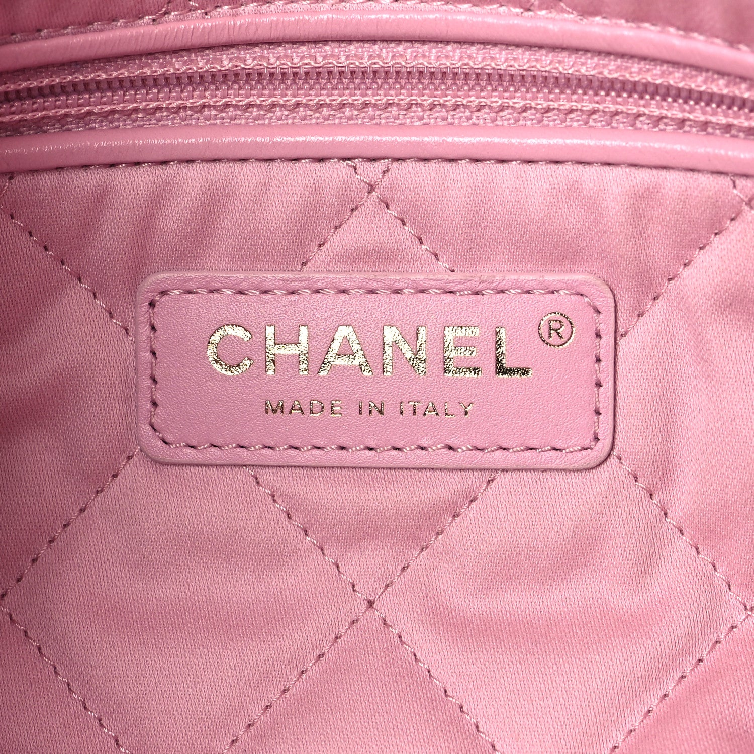 Chanel Shiny Calfskin Quilted Chanel 22 Pink 8 of 14
