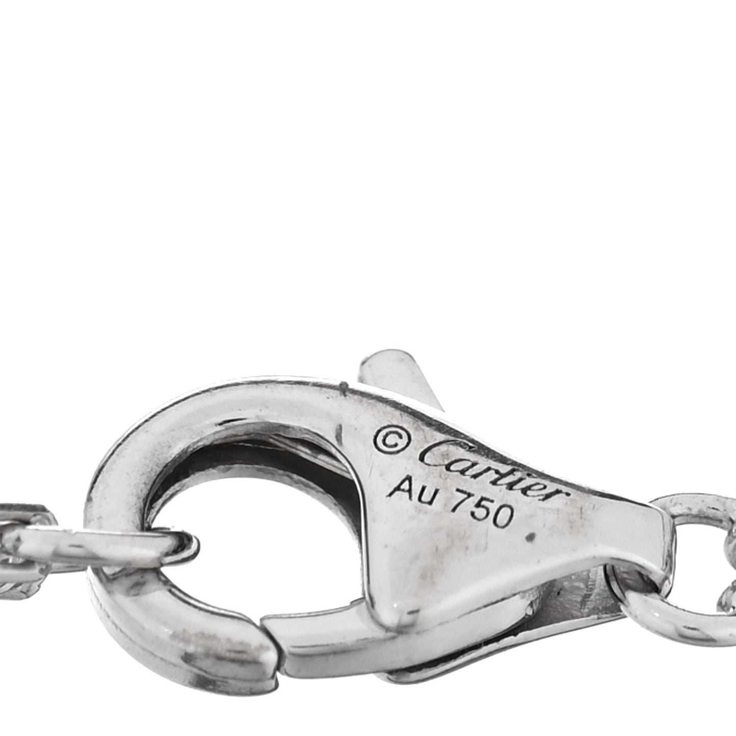 18K White Gold Diamond LOVE Bracelet