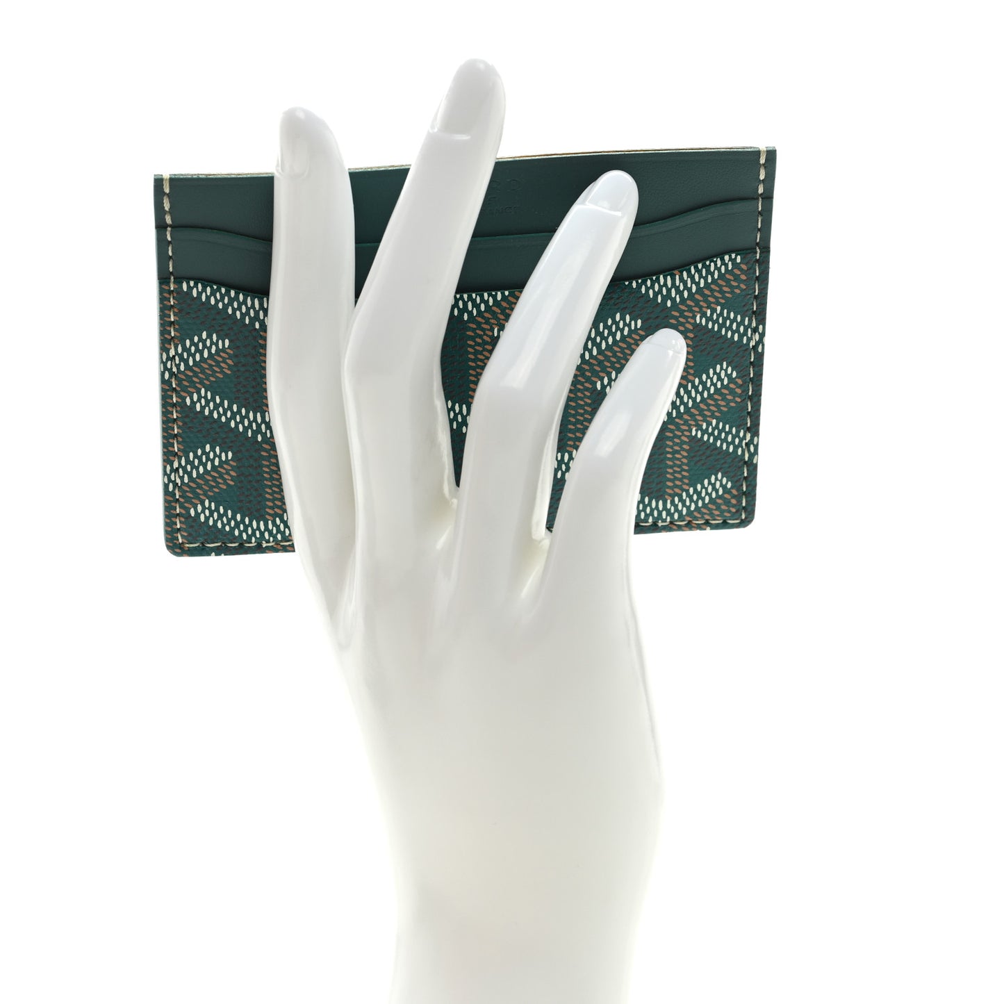 Goyardine Saint Sulpice Card Holder Green