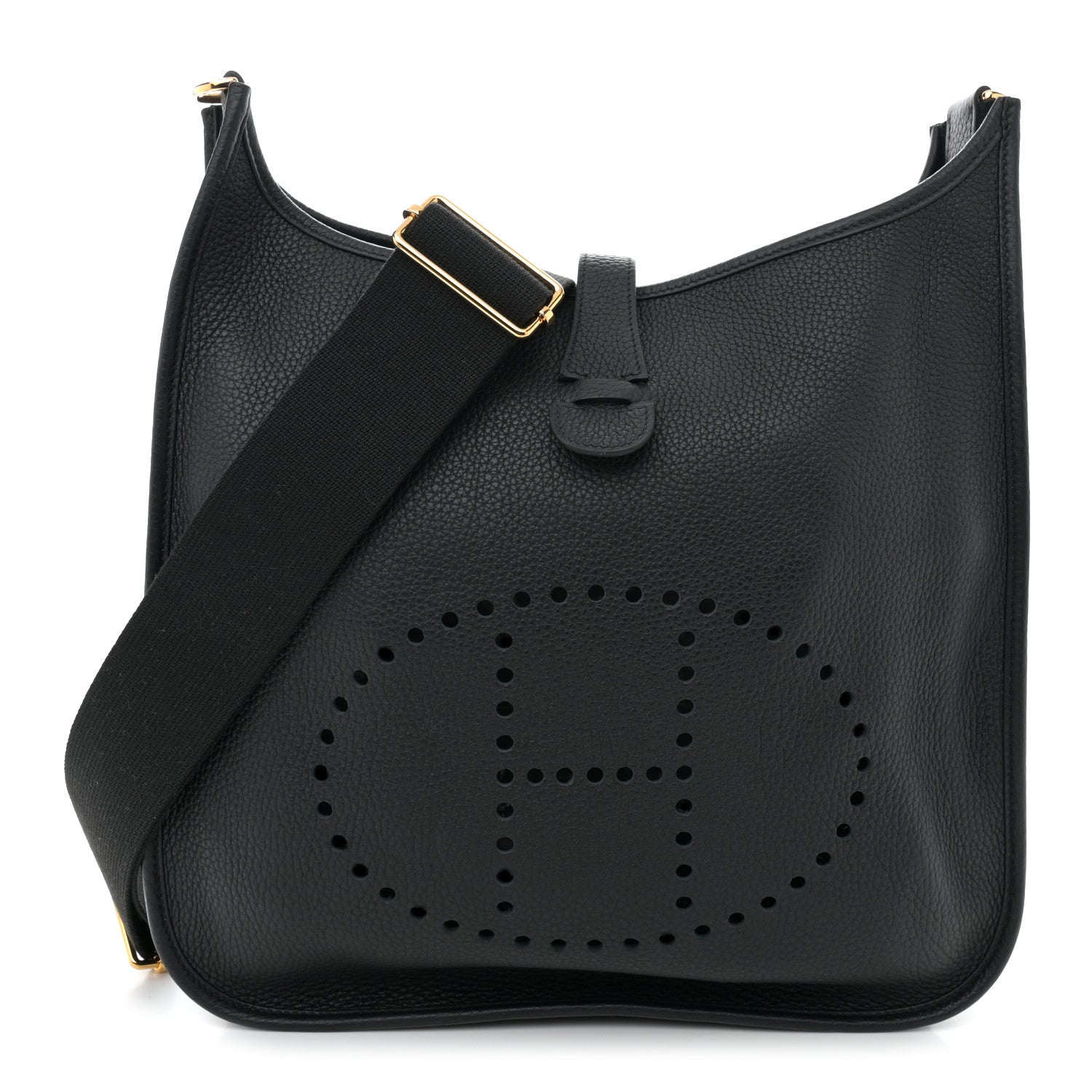 Hermes Taurillon Clemence Evelyne III GM Black 1 of 10
