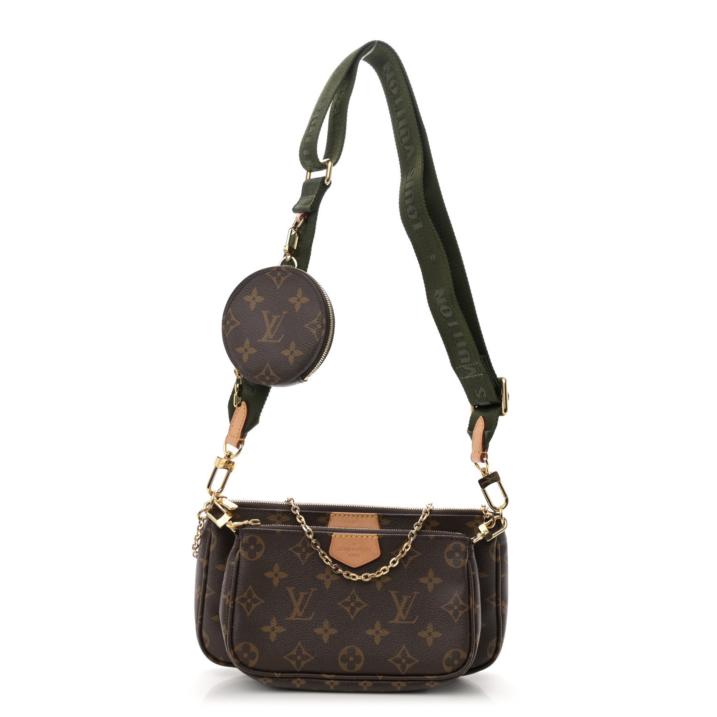 Monogram Multi Pochette Accessories Kaki