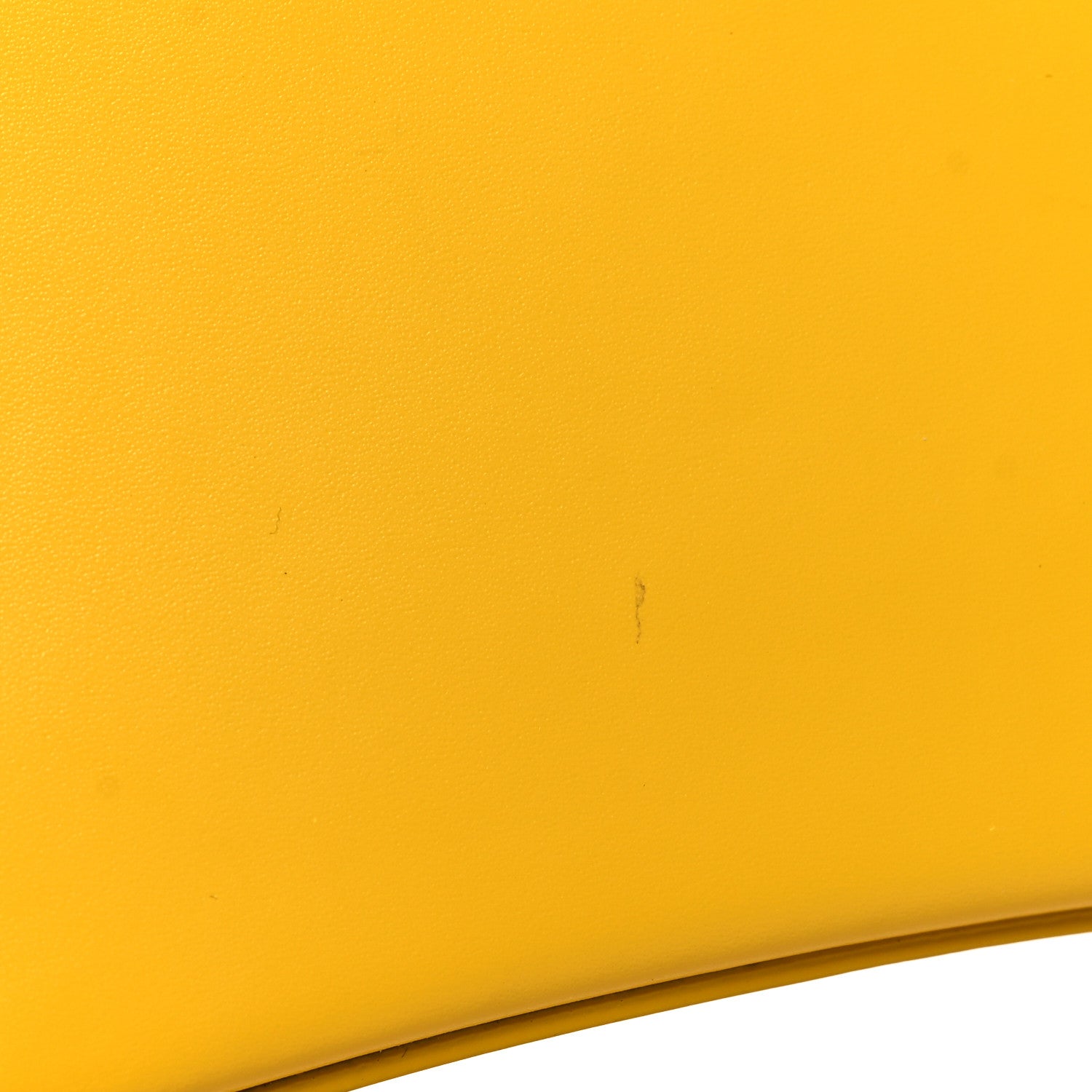 Balenciaga Shiny Box Calfskin Hourglass Top Handle Bag XS Yellow 14 of 15